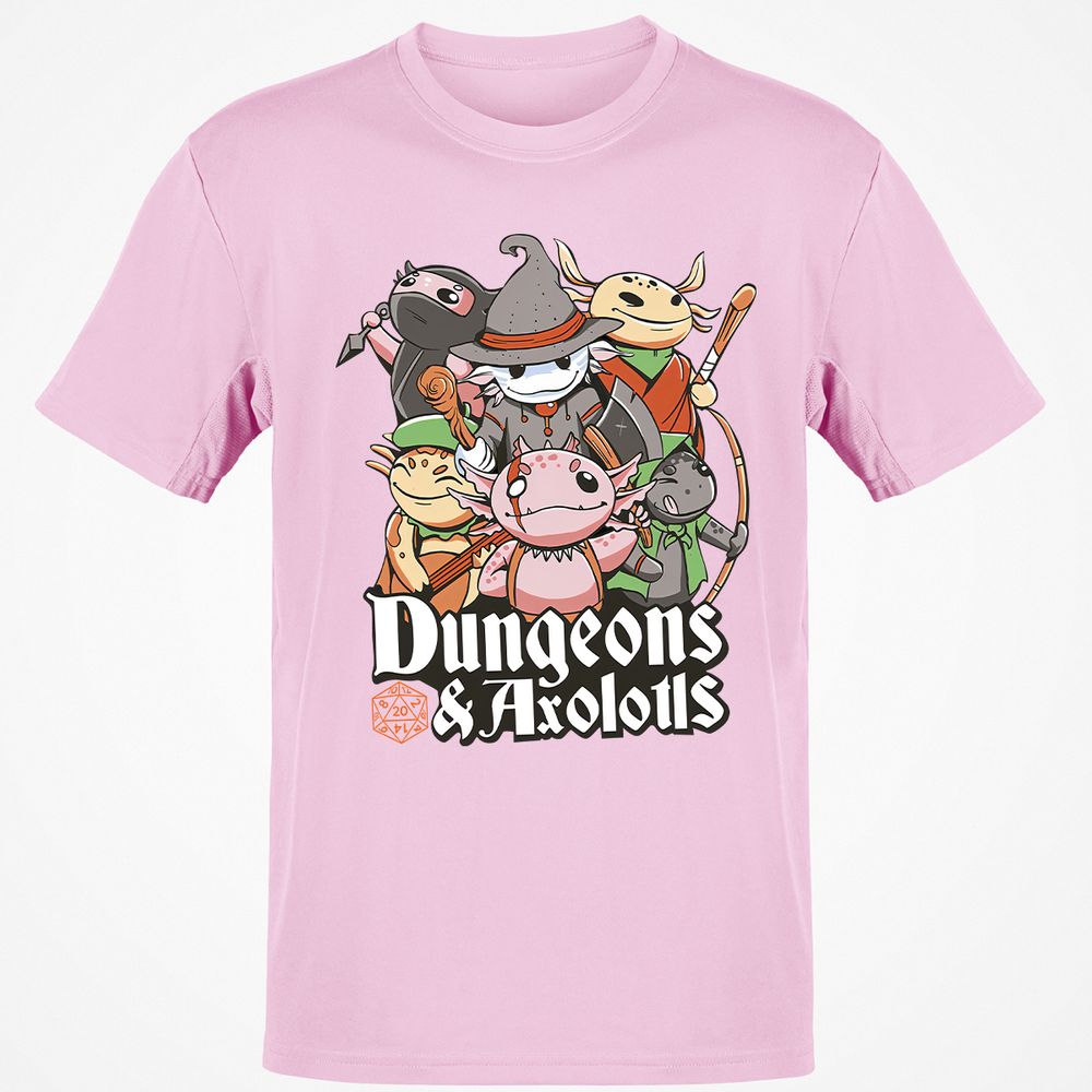 Dungeons And Axolotls Classic Unisex T-Shirt - Light Pink - 5