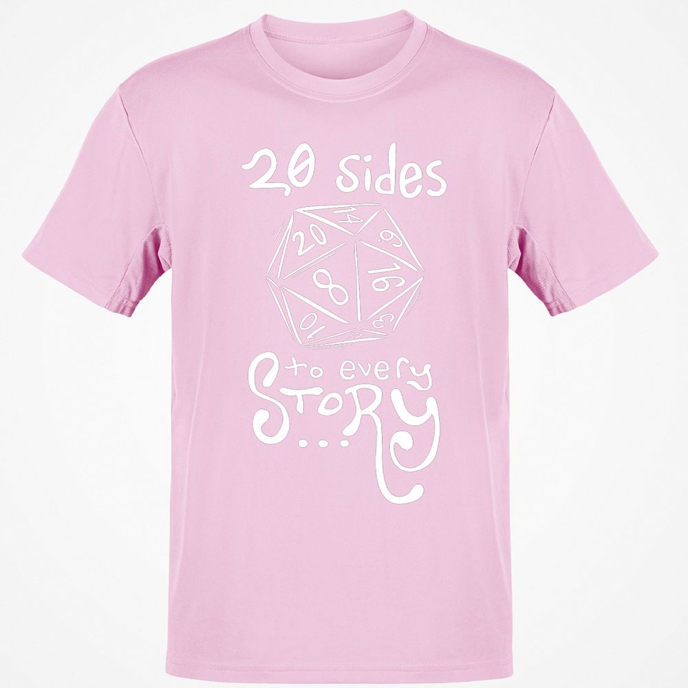 20 Sides To Every Story T-Shirt - Light Pink - 5