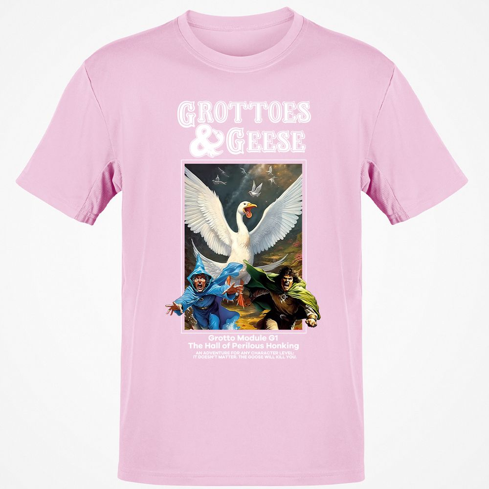 Grottoes & Geese Classic Unisex T-Shirt - Light Pink - 5