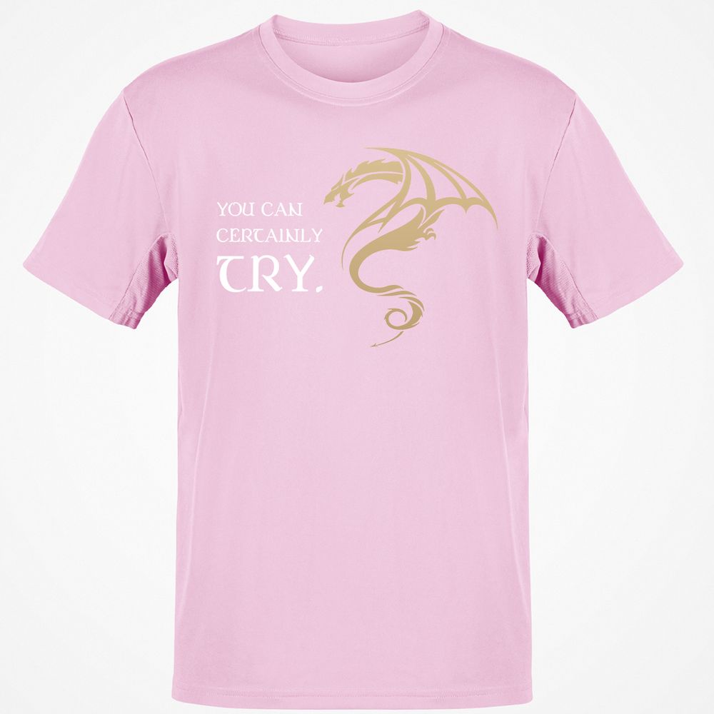 You Can Certainly Try T-Shirt - Light Pink - 5
