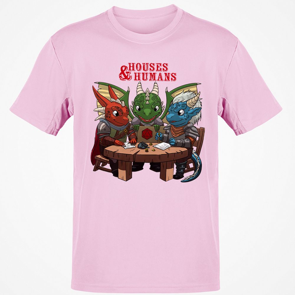 Houses & Humans Classic Unisex T-Shirt - Light Pink - 5