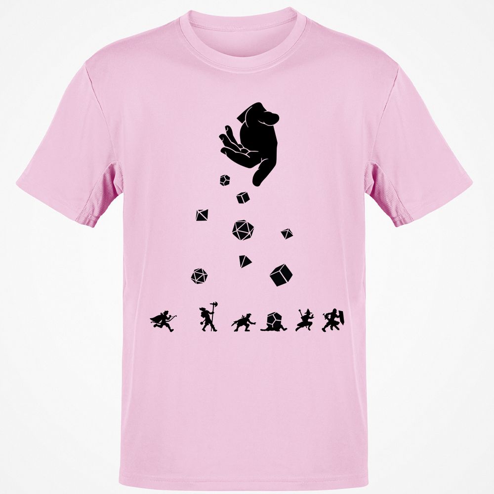 Rocks Fall, Everyone Dice T-Shirt - Light Pink - 5