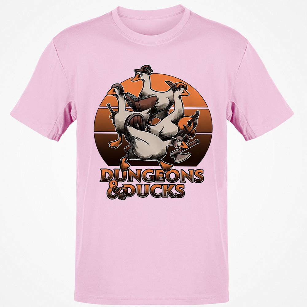 Dungeons And Ducks Classic Unisex T-Shirt - Light Pink - 5