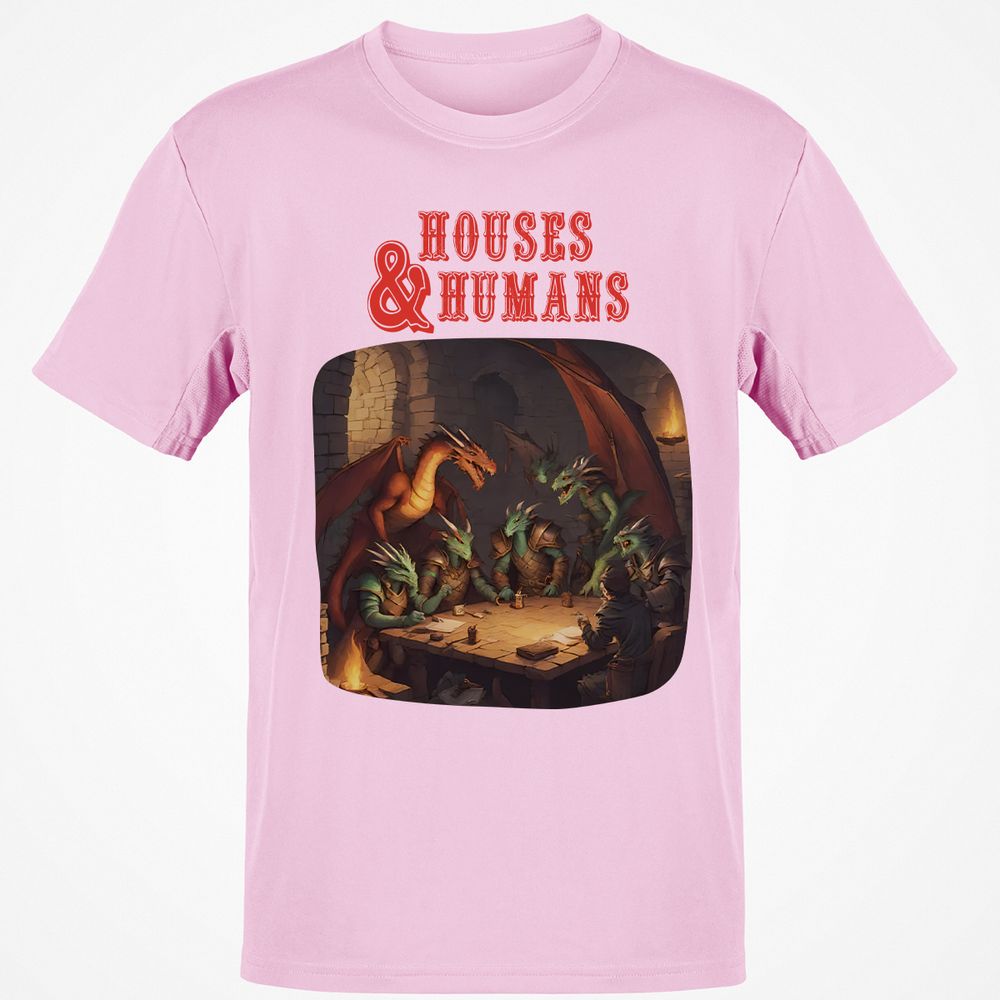 Houses And Humans Classic Unisex T-Shirt - Light Pink - 5