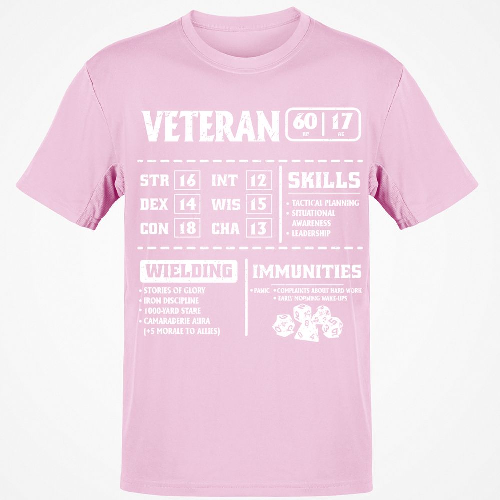 Veteran New Ver. Classic Unisex T-Shirt - Light Pink - 5
