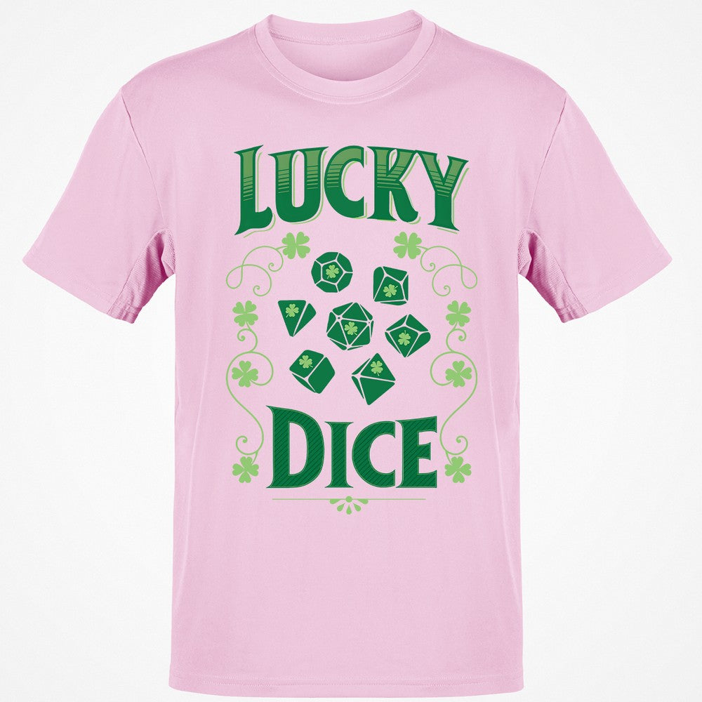 Lucky Dice Classic Unisex T-Shirt - Light Pink - 5