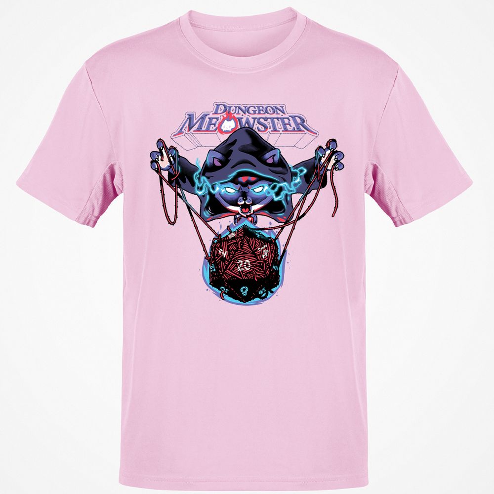 Dungeon Meowster T-Shirt - Light Pink - 5