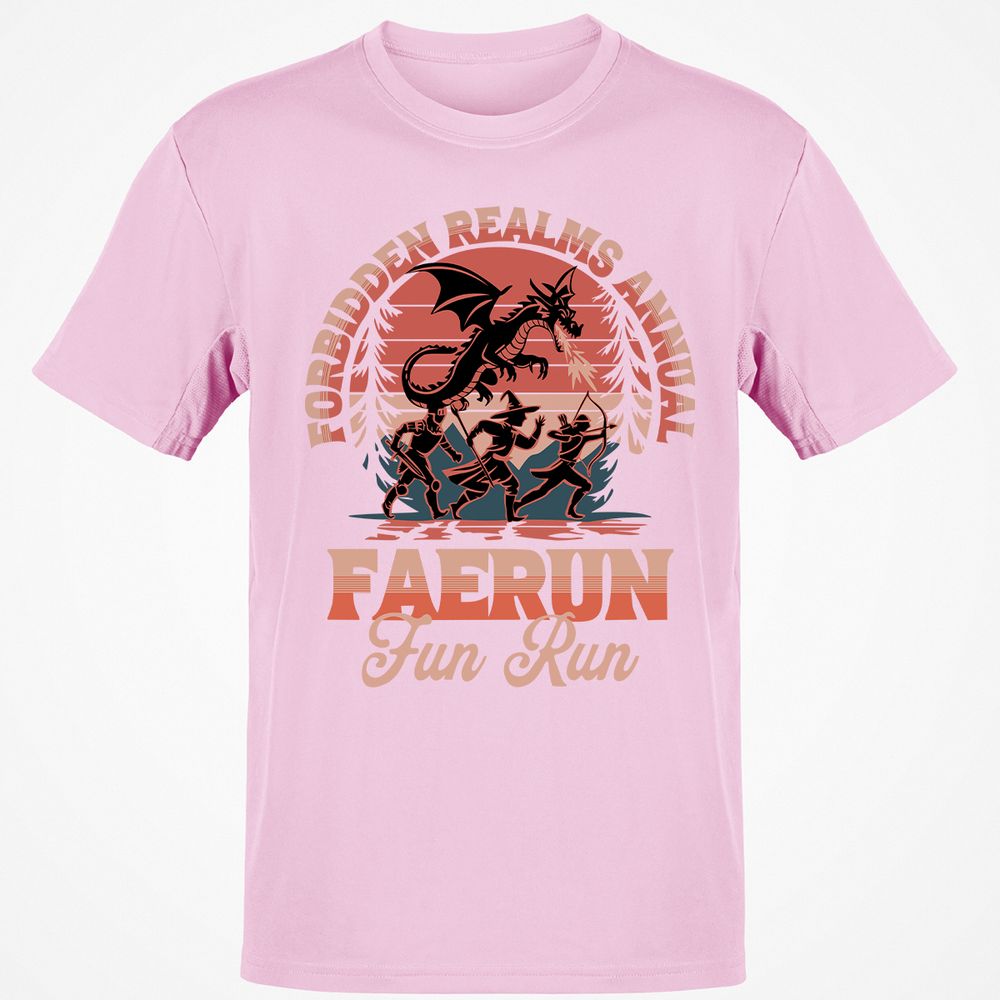 Faerun Fun Run Classic Unisex T-Shirt - Light Pink - 5