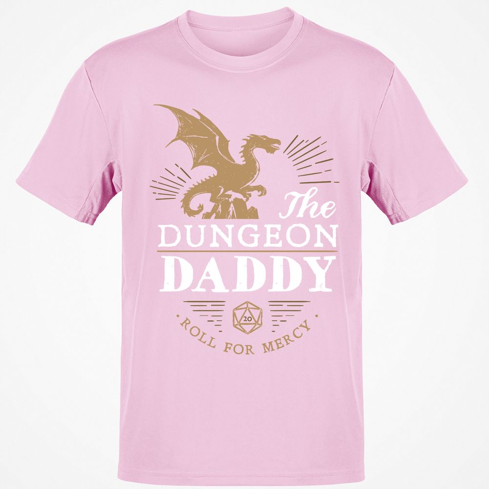 Dungeon Daddy Roll For Mercy Classic Unisex T-Shirt - Light Pink - 5