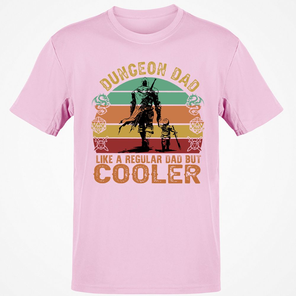 Dungeon Dad Like A Regular Dad Classic Unisex T-Shirt - Light Pink - 5
