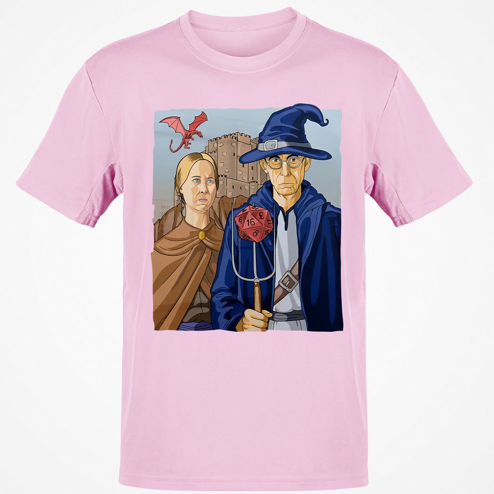 DnD Gothic Classic Unisex T-Shirt - Light Pink - 5