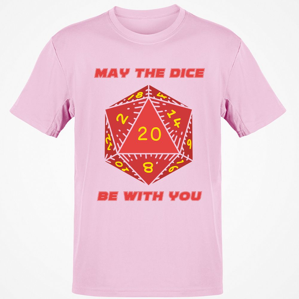 May the Dice Be With You - Light Pink - 5