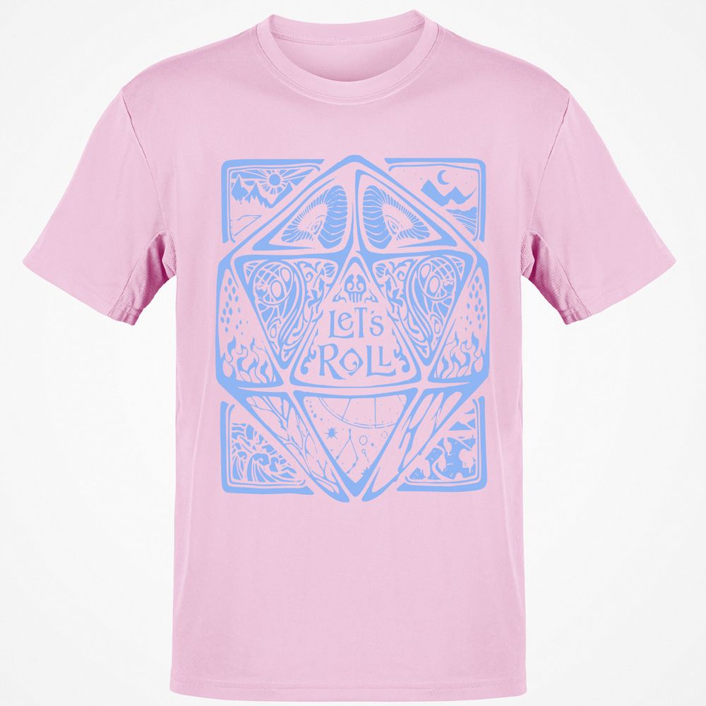 Let's Roll Classic Unisex T-Shirt - Light Pink - 5
