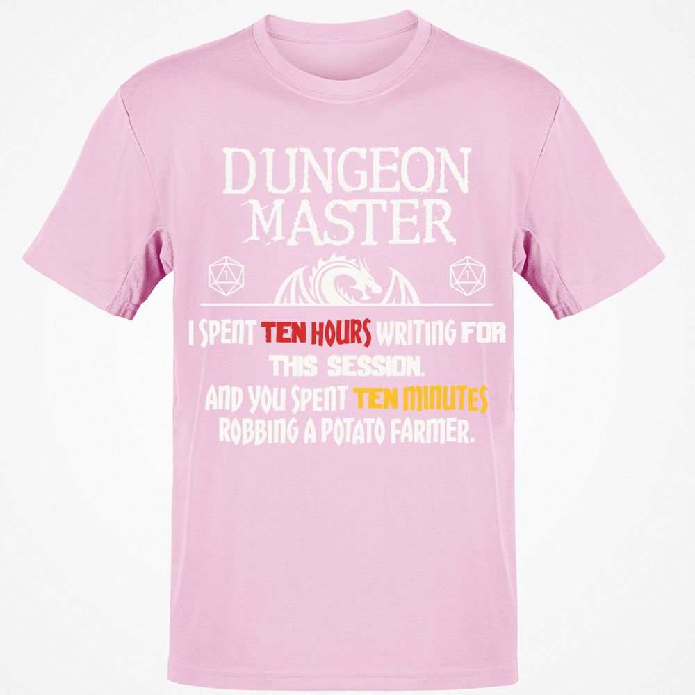 Dungeon Master Chaos Meme Classic Unisex T-Shirt - Light Pink - 5