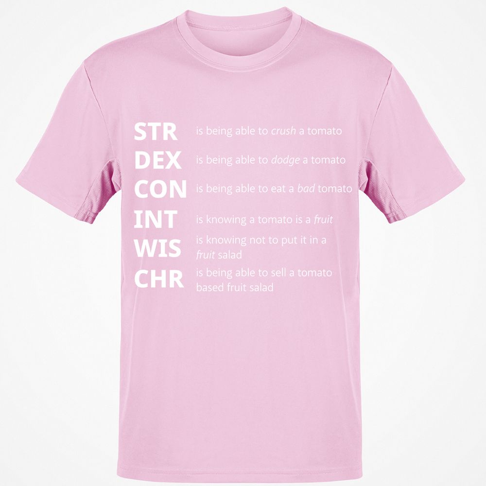 Tomato Stats – RPG Meme Edition - Light Pink - 5