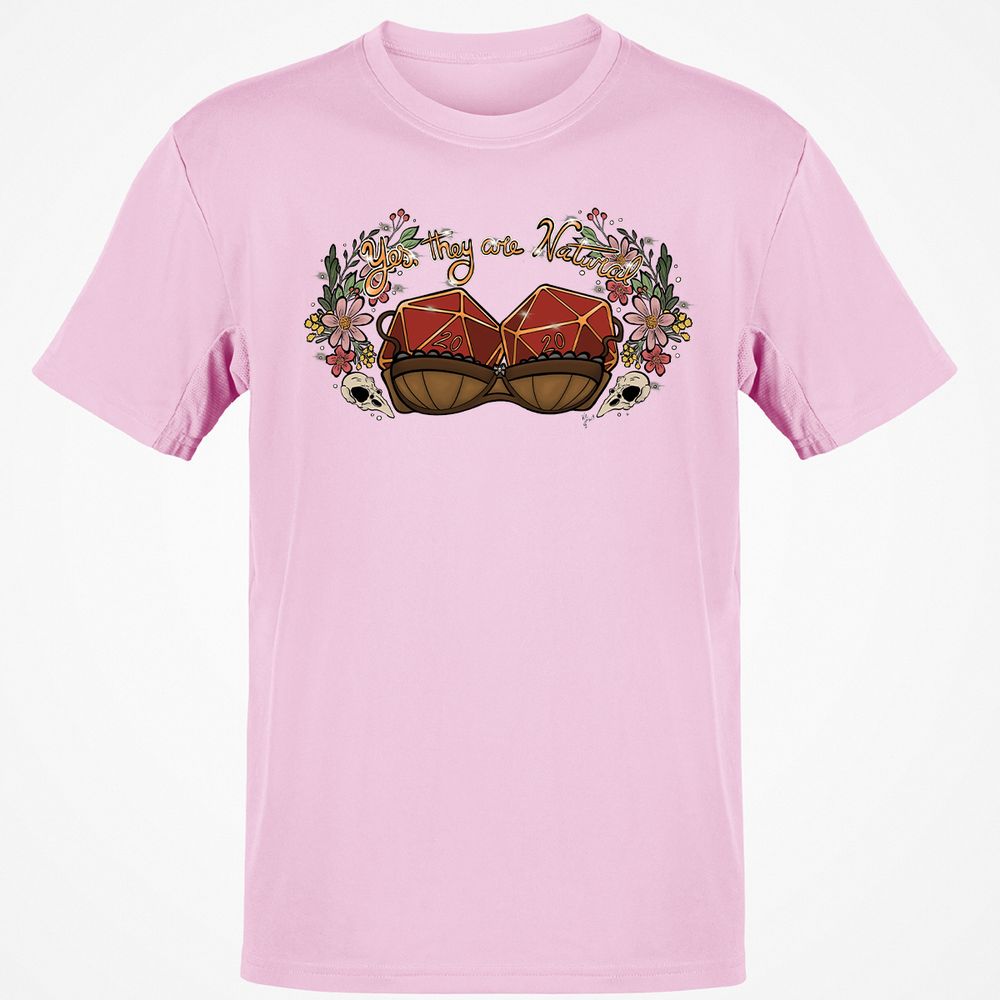 Yes They're Natural T-Shirt - Light Pink - 5
