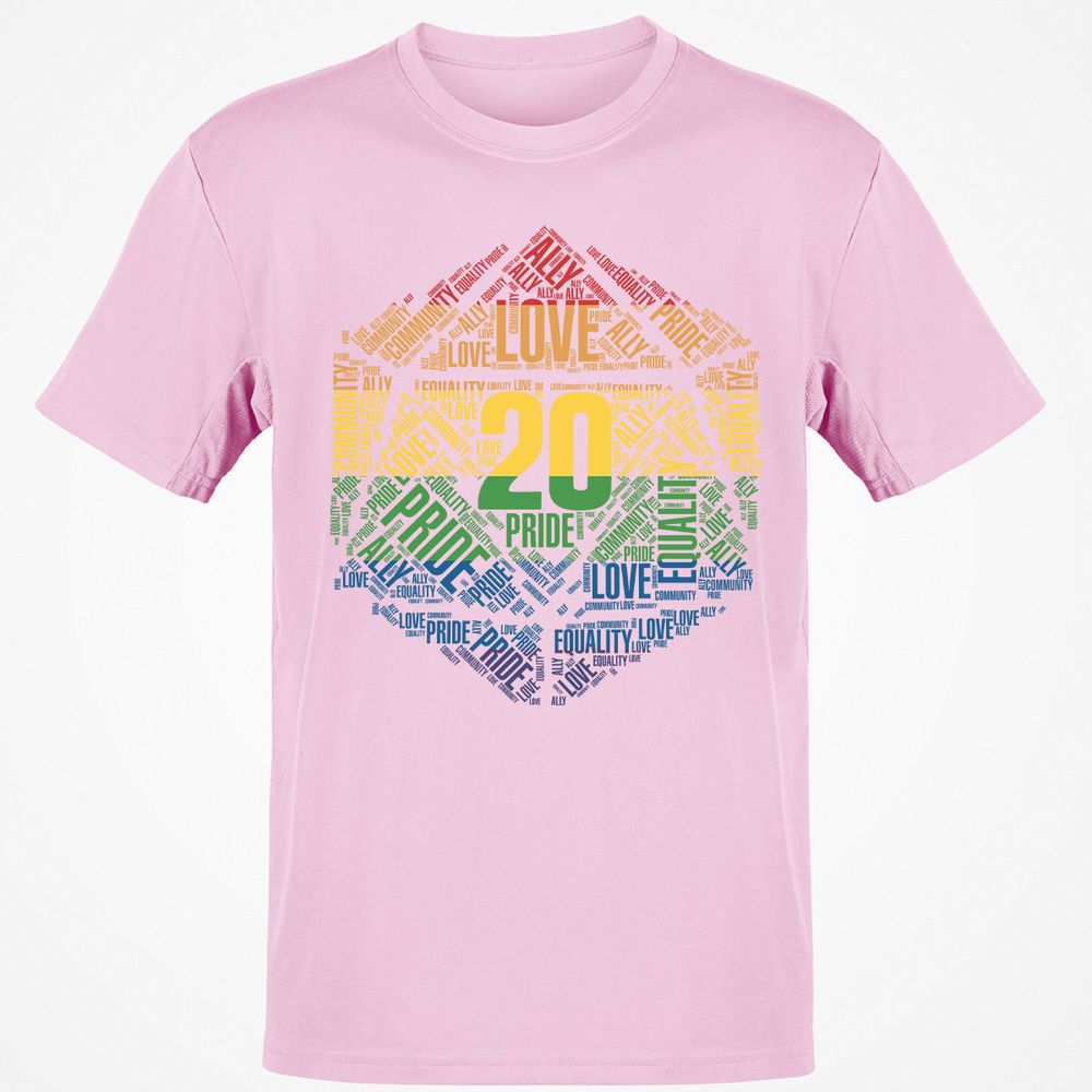 D20 Pride T-Shirt - Light Pink - 5