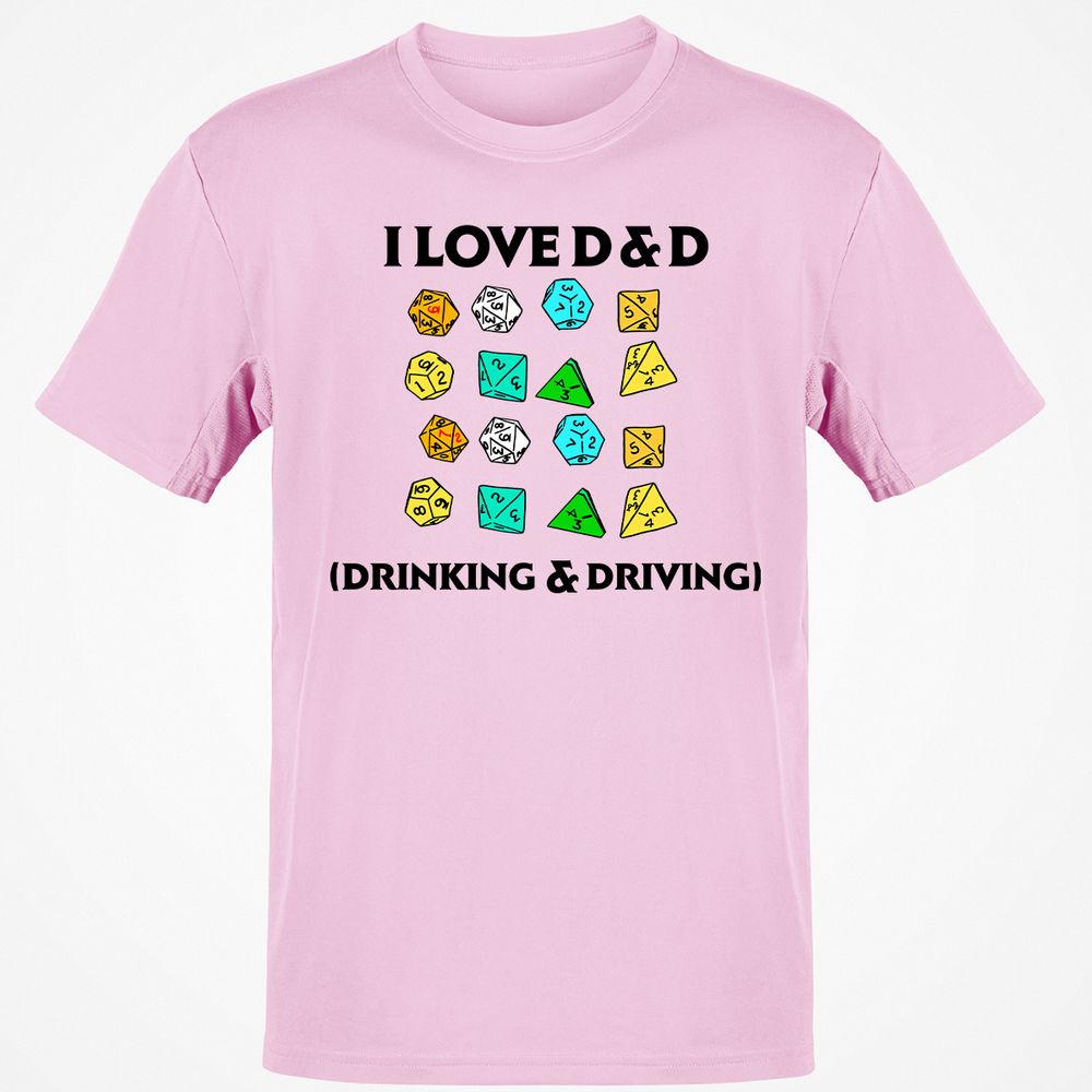 Drinking & Driving Classic Unisex T-Shirt - Light Pink - 5