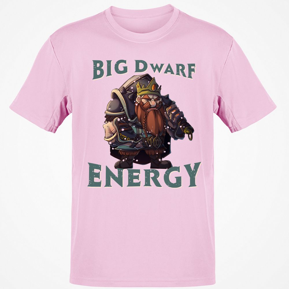 Big Dwarf Energy Classic Unisex T-Shirt - Light Pink - 5