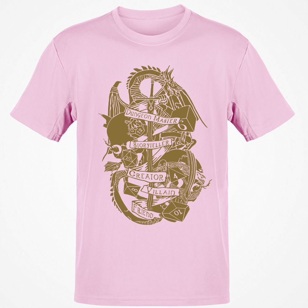 Dungeon Master Dragon Classic Unisex T-Shirt - Light Pink - 5