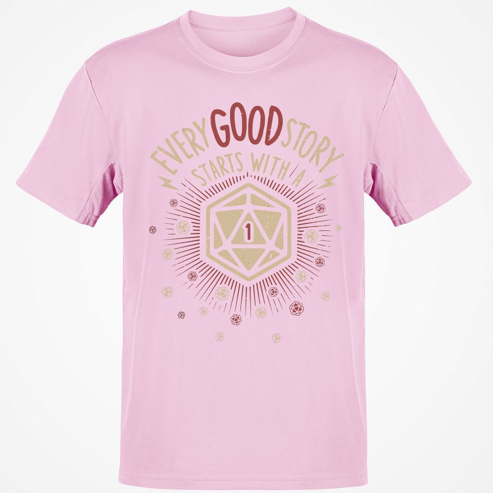 Good Story Starts With A 1 T-Shirt - Light Pink - 5
