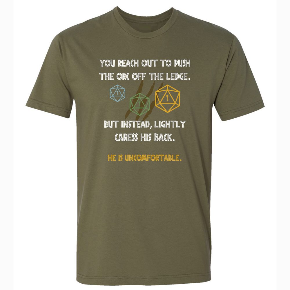 YOU REACH OUT TO PUSH Premium Unisex T-Shirt - Military Green - 5