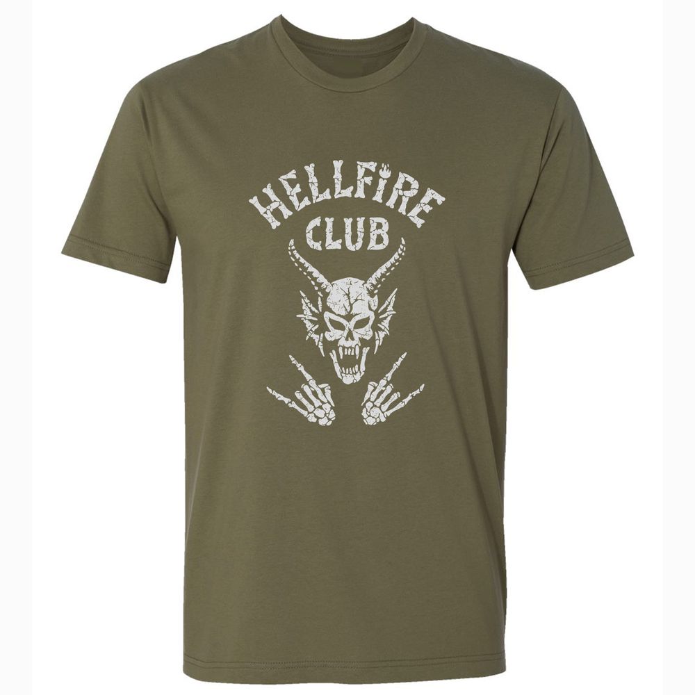 Hellfire Club Premium Unisex T-Shirt - Military Green - 5