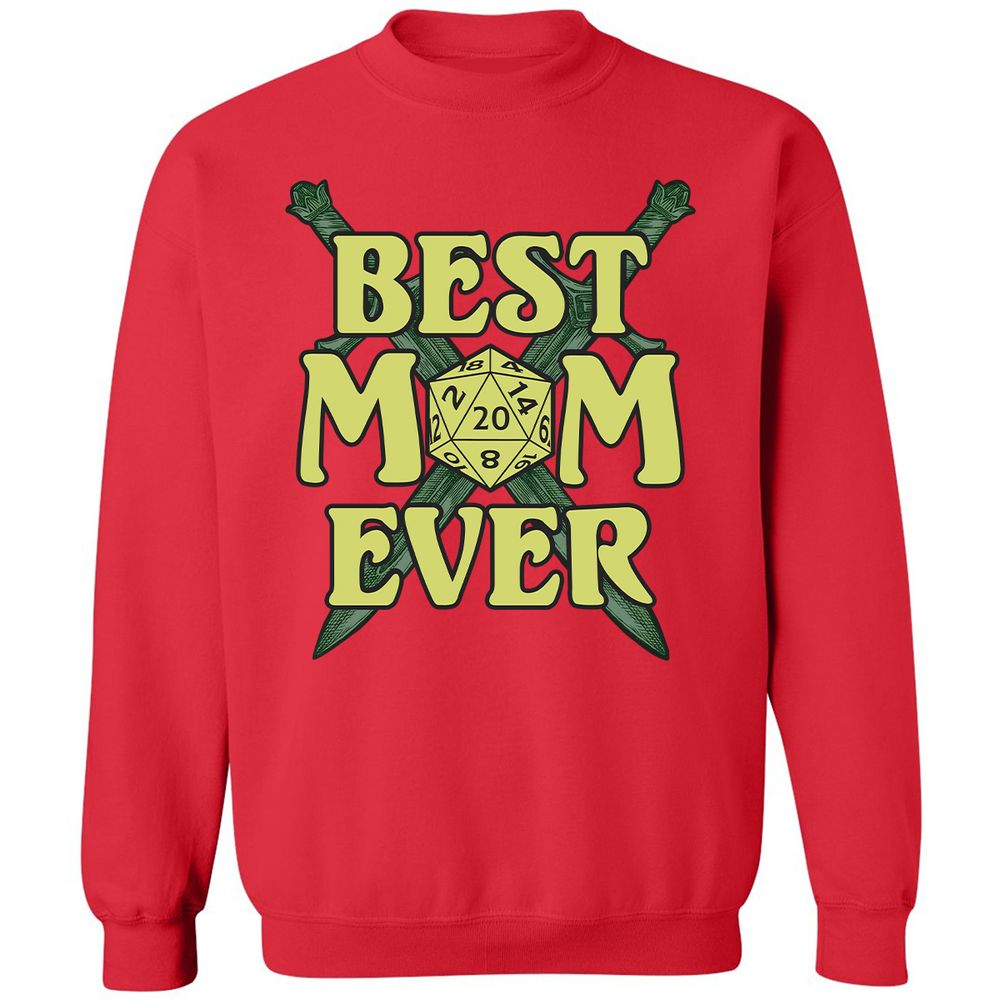 Best Mom Ever Classic Unisex Sweatshirt - Red - 5