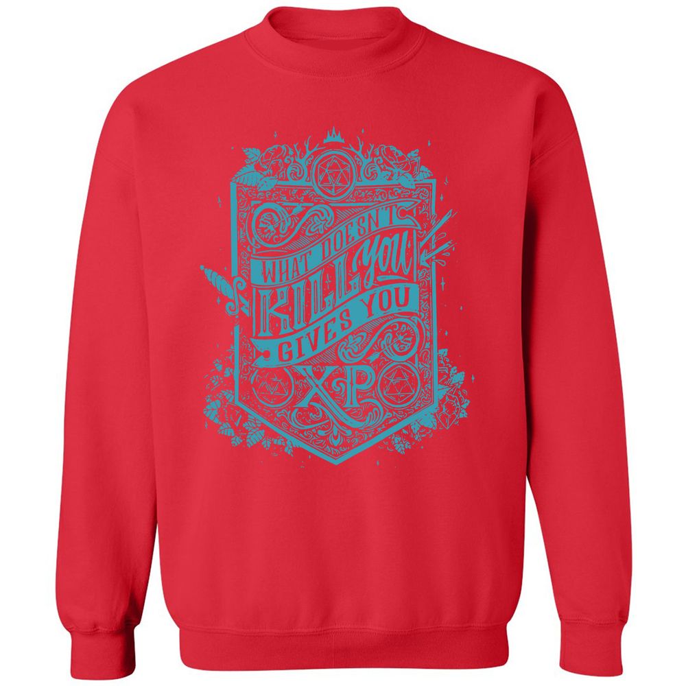 What Doesn't Kill You Gives You XP Classic Unisex Sweatshirt - Red - 5