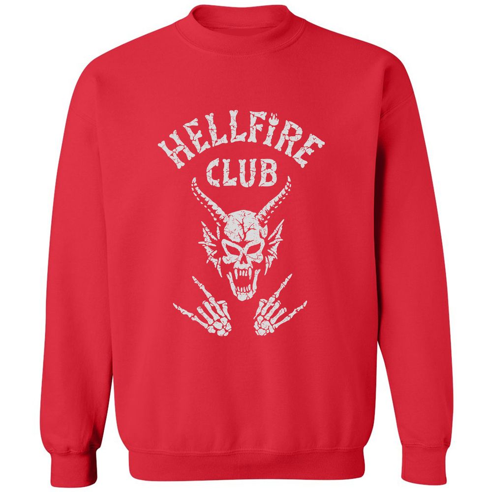 Hellfire Club Classic Unisex Sweatshirt - Red - 5