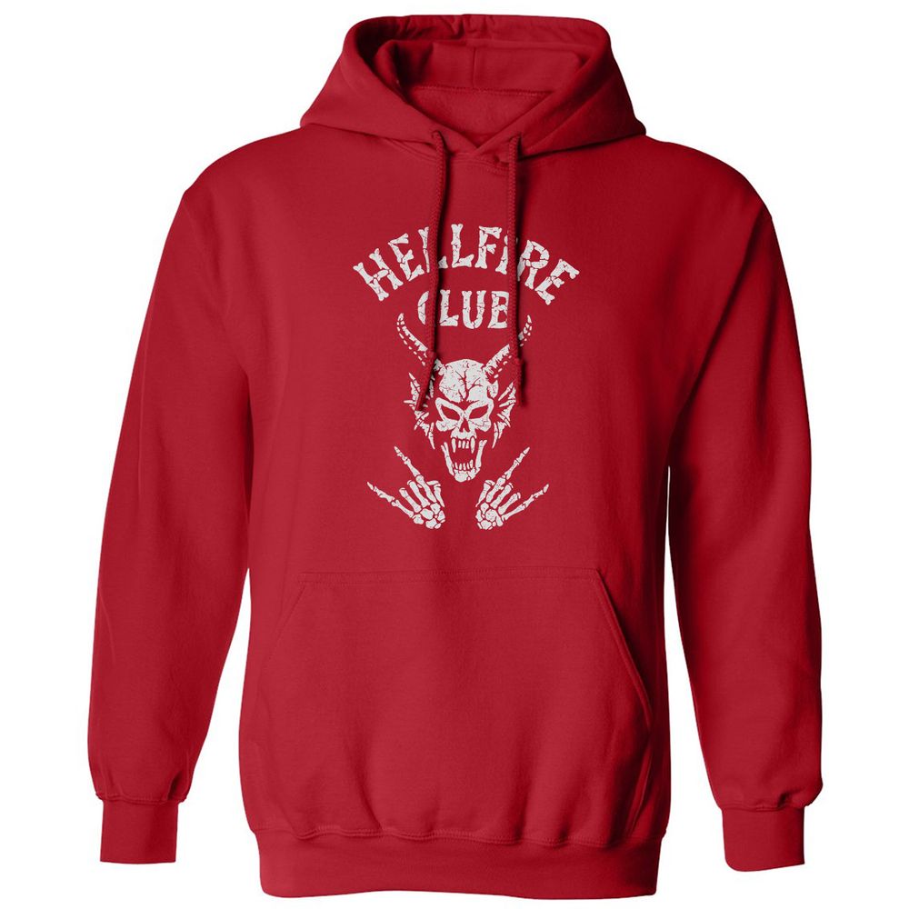 Hellfire Club Classic Unisex Hoodie - Red - 5