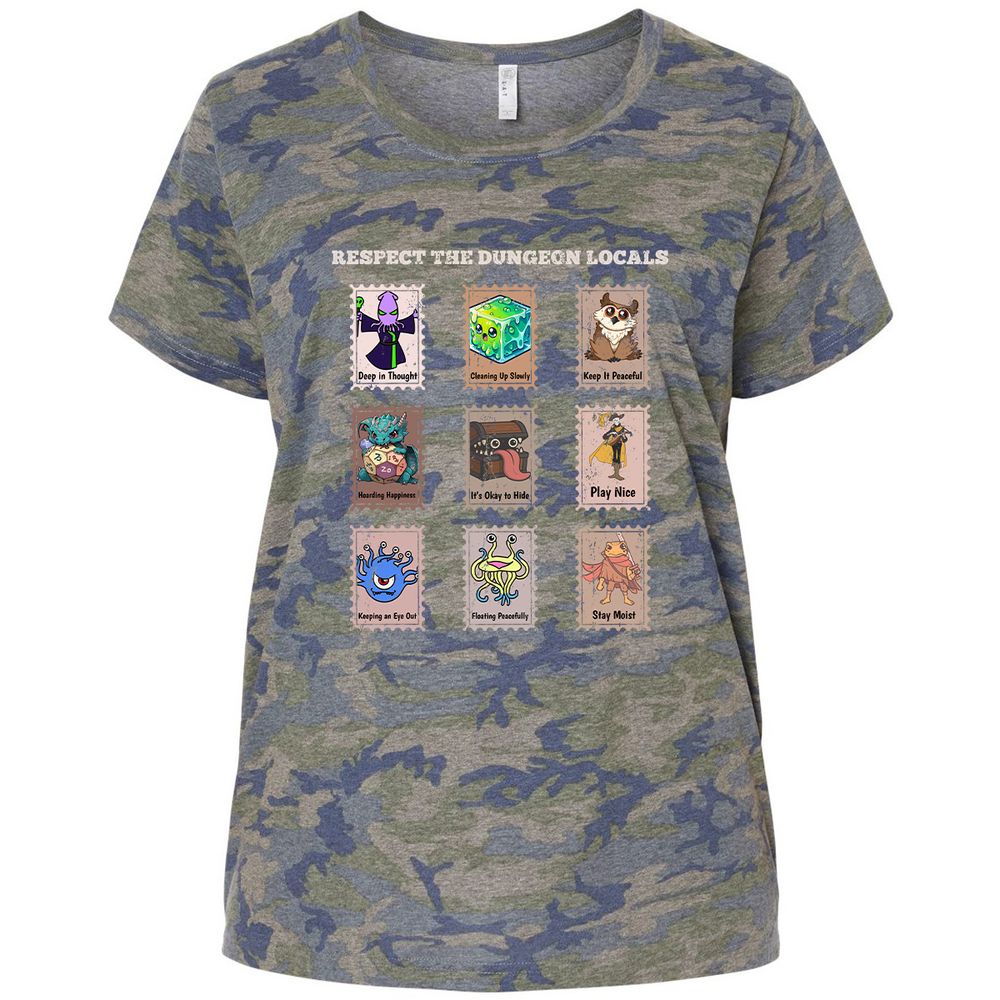 RESPECT THE DUNGEON LOCALS - Vintage Camo - 5