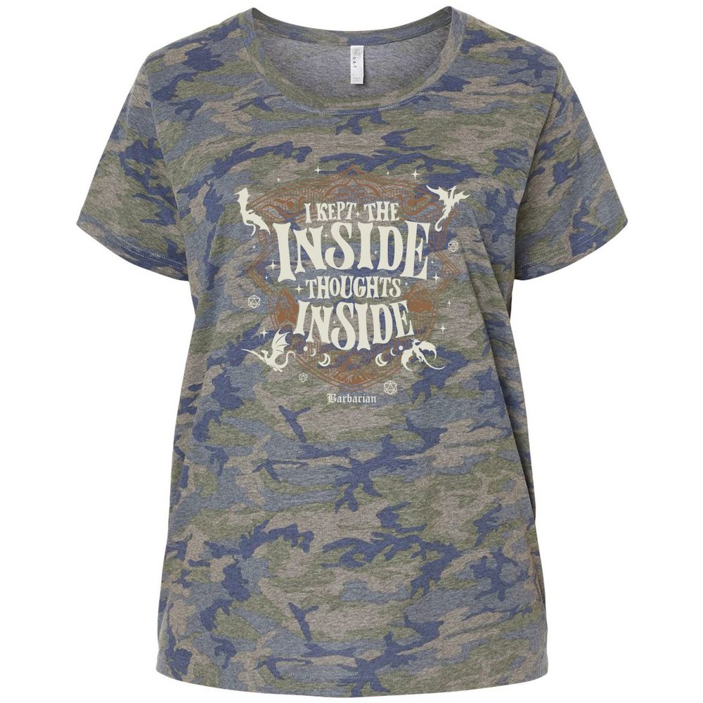 Barbarian I Kept The Inside Thoughts Inside - Vintage Camo - 5