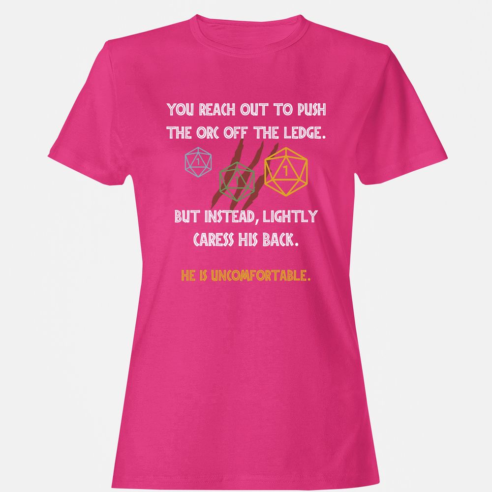 YOU REACH OUT TO PUSH Women's T-Shirt - Heliconia - 6