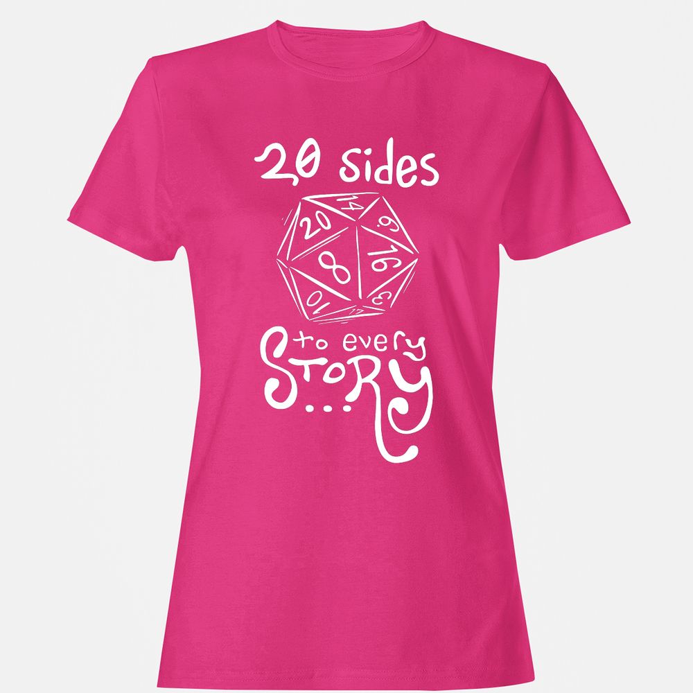 20 Sides to Every Story Women's T-Shirt - Heliconia - 6