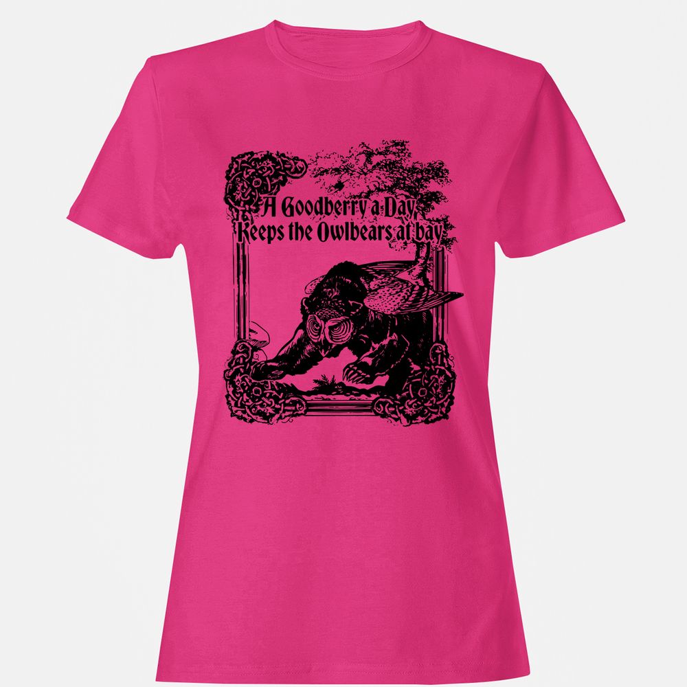 A Goodberry A Day Keeps The Owlbears At Bay Women's T-Shirt - Heliconia - 6