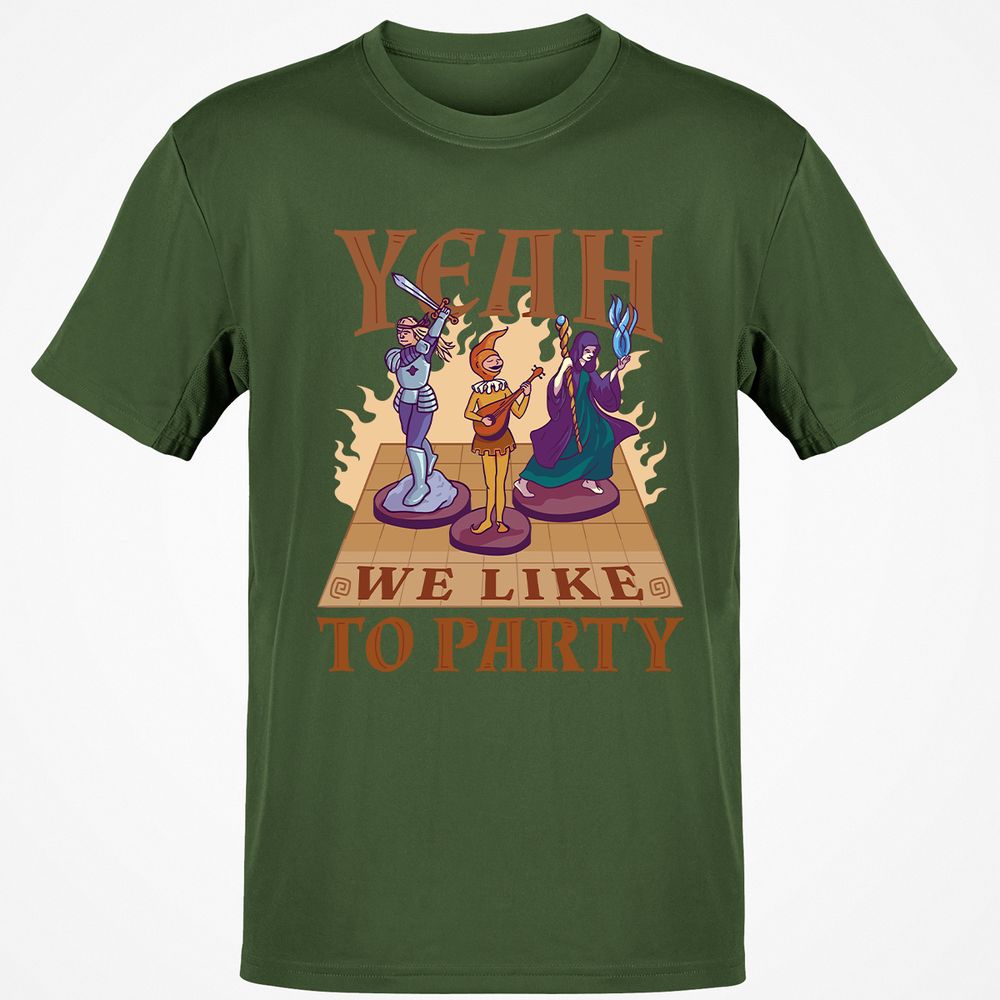 Yeah We Like to Party - Military Green - 6