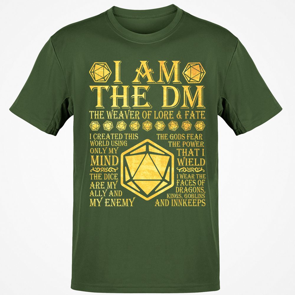 I Am The DM T-Shirt - Military Green - 6