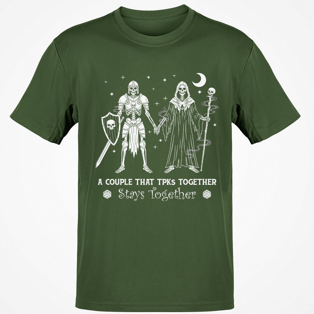 TPK Love – Skeleton Couple - Military Green - 6
