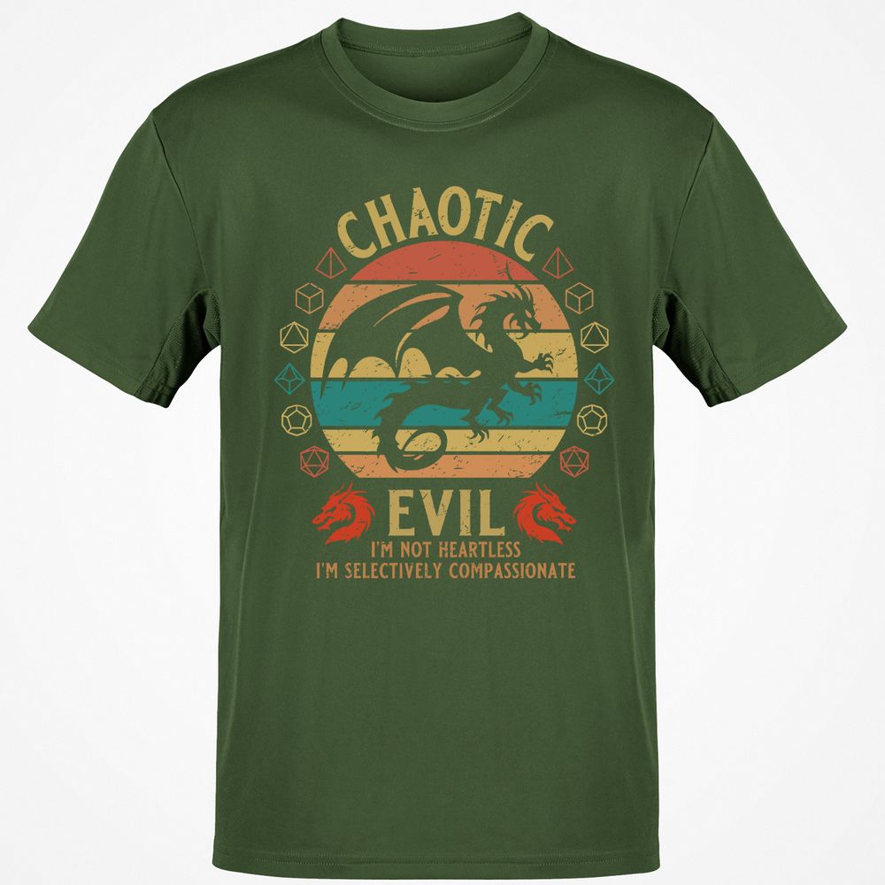 Chaotic Evil Classic Unisex T-Shirt - Military Green - 6