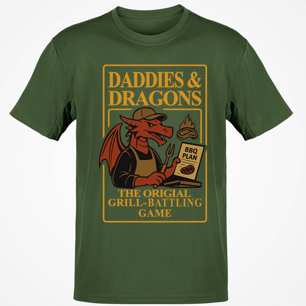 Daddies & Dragons Classic Unisex T-Shirt - Military Green - 6