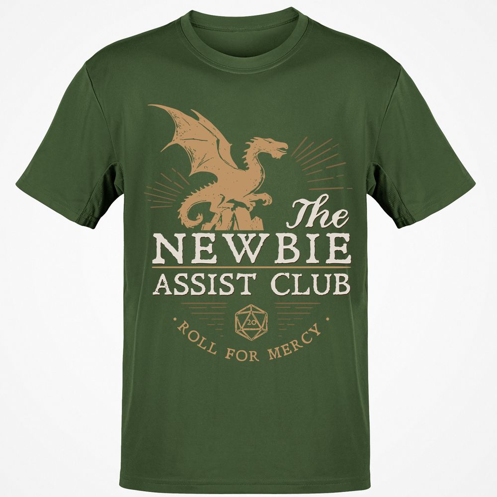The Newbie Assist Club Classic Unisex T-Shirt - Military Green - 6