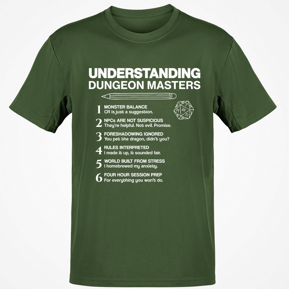 Understanding Dungeon Masters Classic Unisex T-Shirt - Military Green - 6