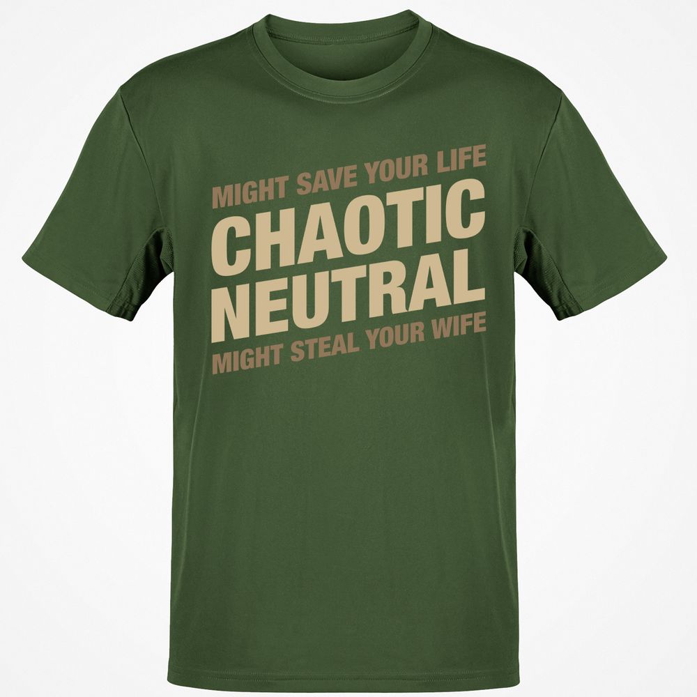 Might Save Your Life Might Steal Your Wife T-Shirt - Military Green - 6