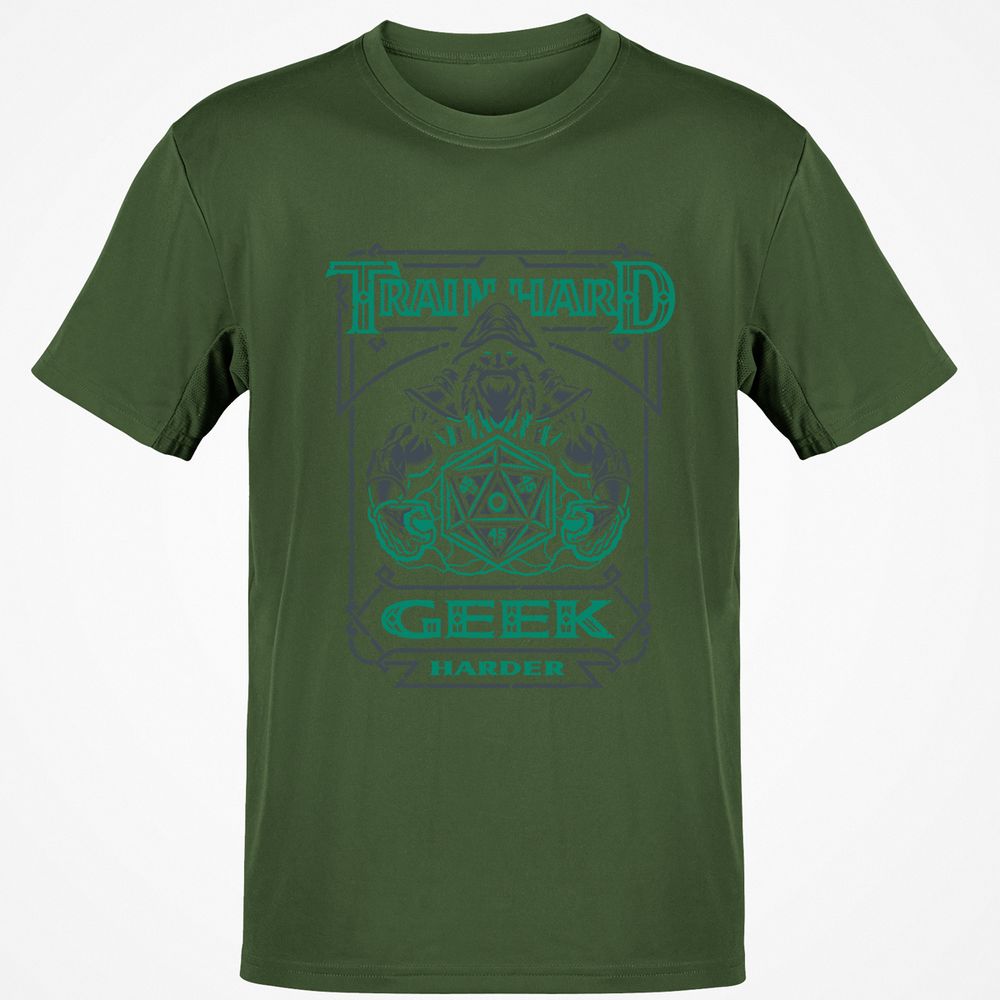 Train Hard, Geek Harder - Military Green - 6
