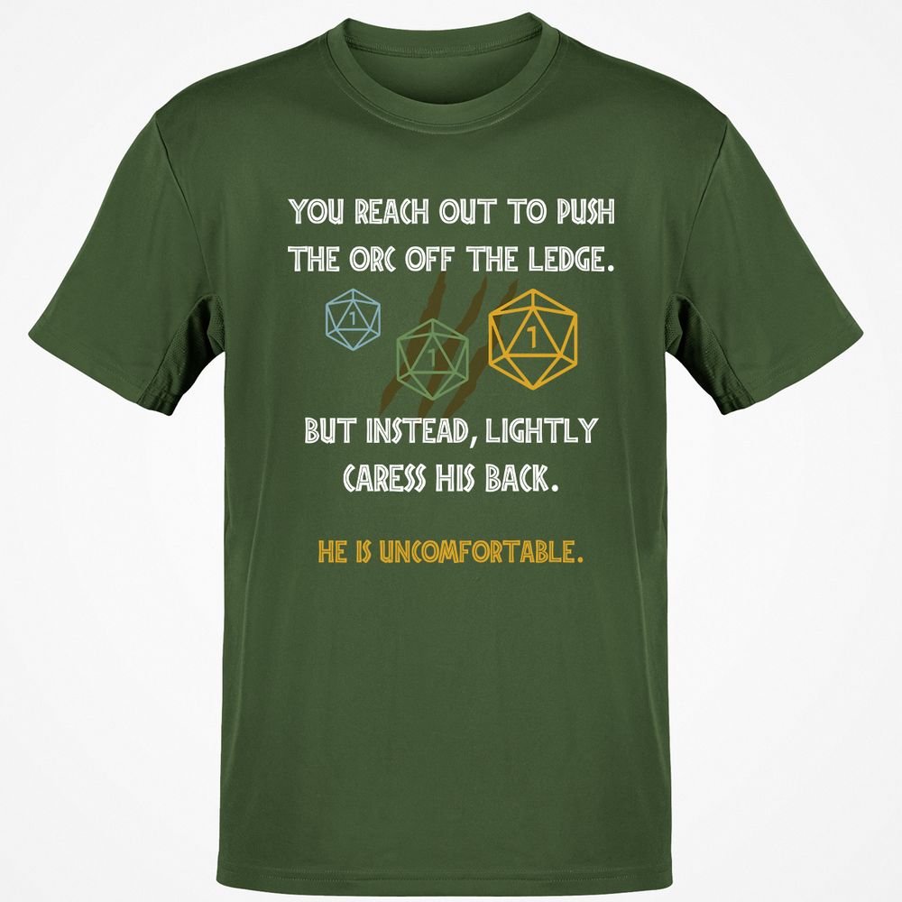 YOU REACH OUT TO PUSH Classic Unisex T-Shirt - Military Green - 6