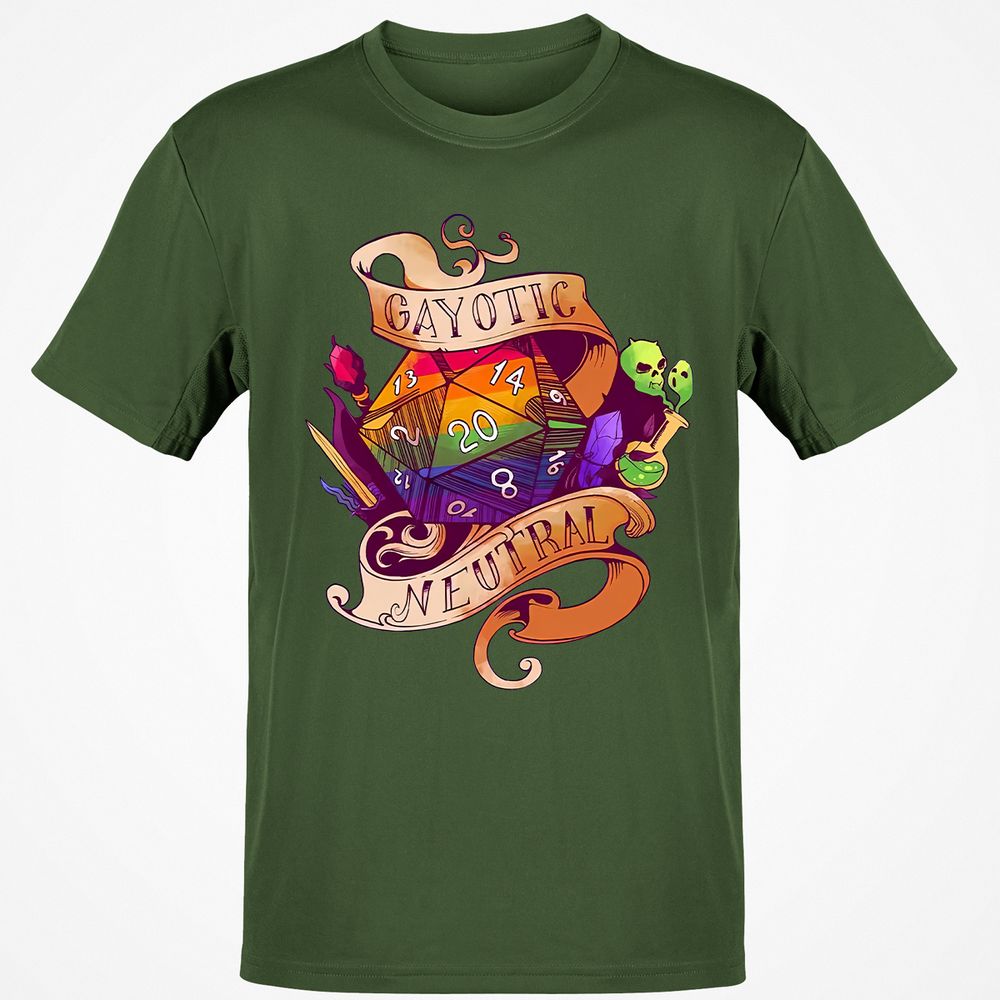Gayotic Neutral Classic Unisex T-Shirt - Military Green - 6