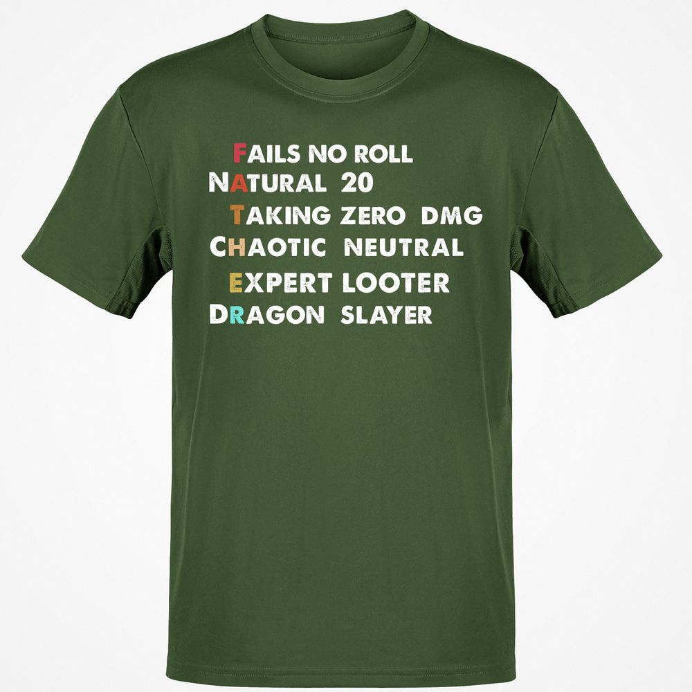 Father RPG T-Shirt - Military Green - 6