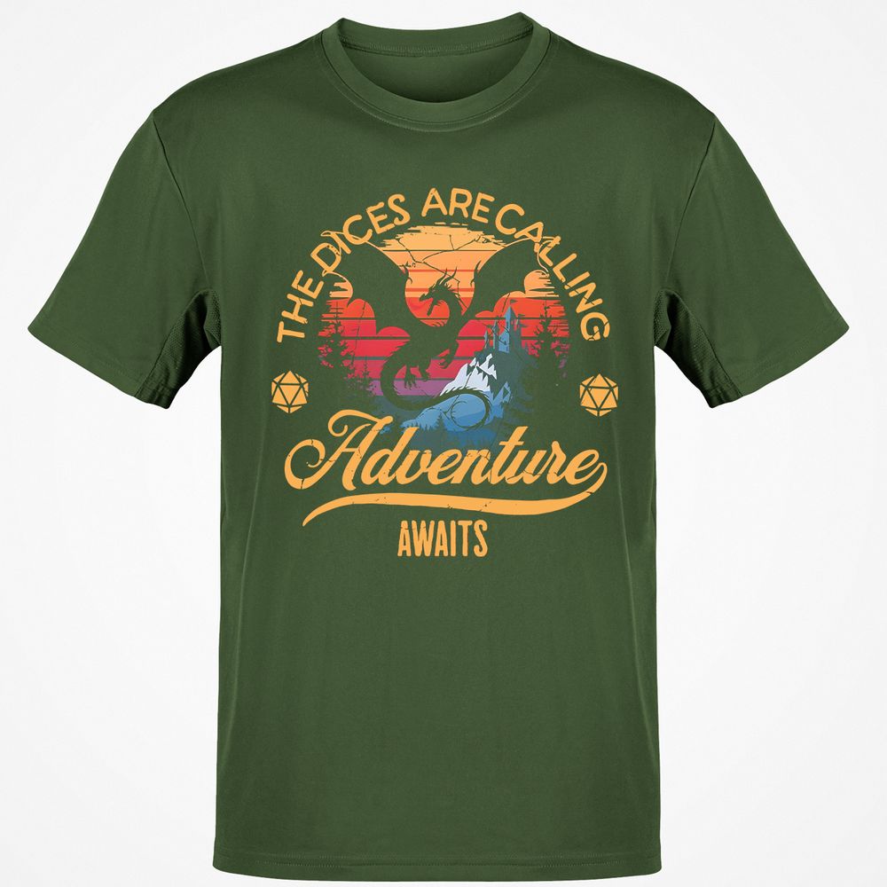 The Dices Are Calling Classic Unisex T-Shirt - Military Green - 6