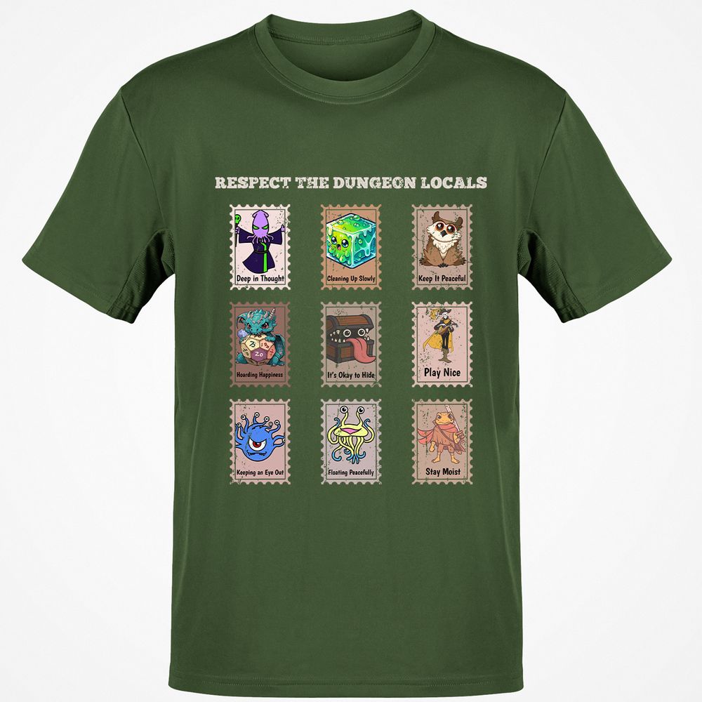 RESPECT THE DUNGEON LOCALS - Military Green - 6